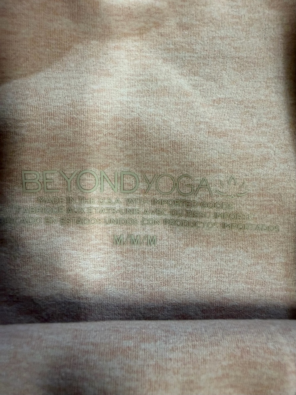 NWT Beyond Yoga At Your Leisure Leggings - Blush Bloom - Medium - Picture 6 of 7